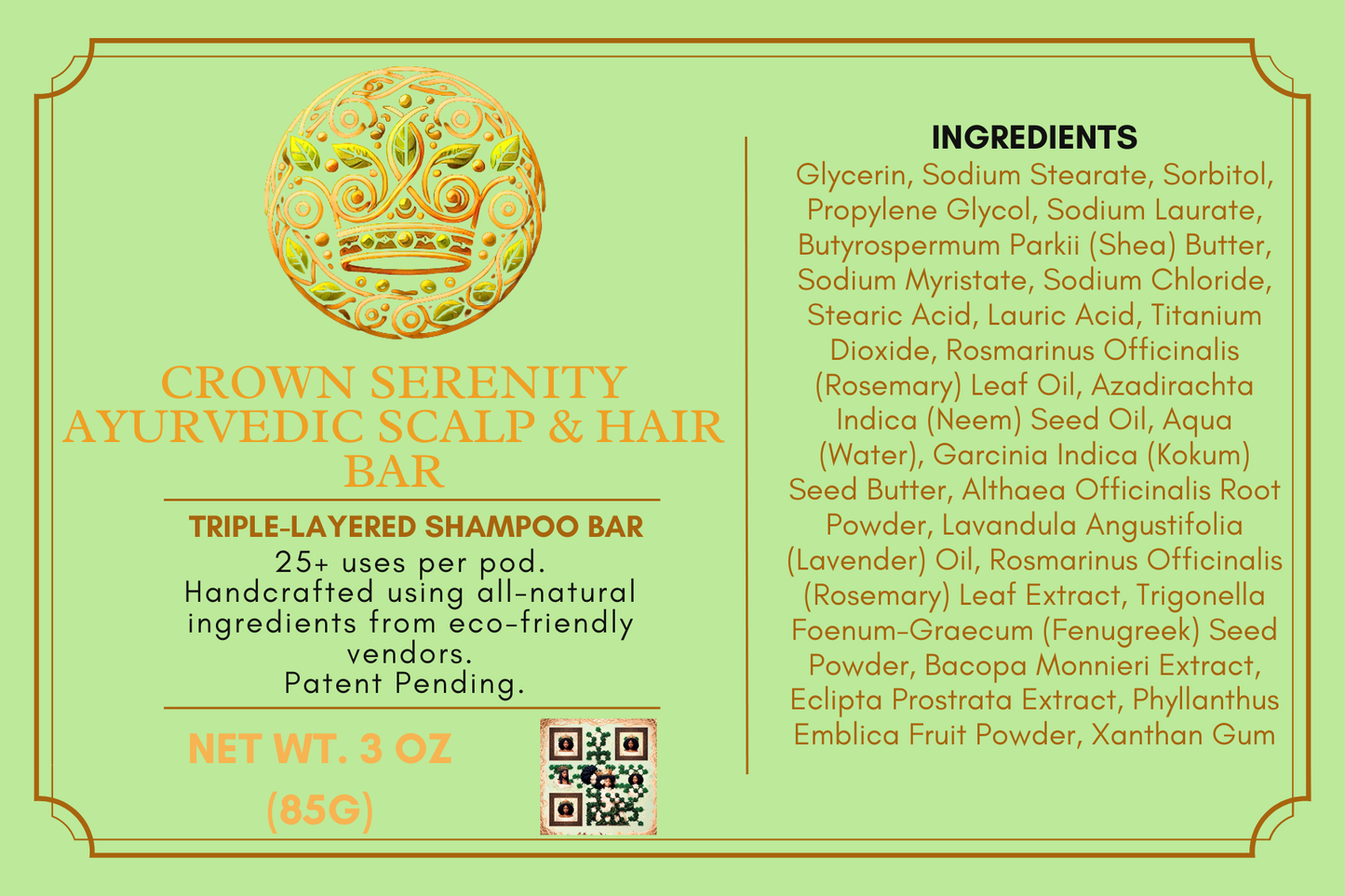 Crown Serenity - Ayurvedic Scalp & Hair Bar